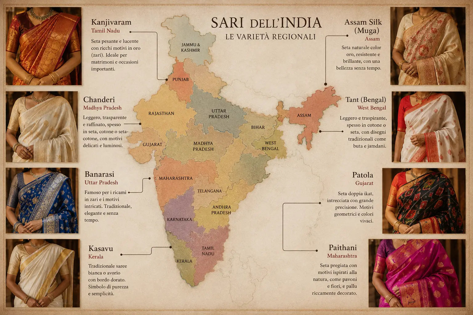 Il Sari Indiano: Un Viaggio Millenario tra Storia, Arte e Tessuti che Ispirano le Nostre Camicie