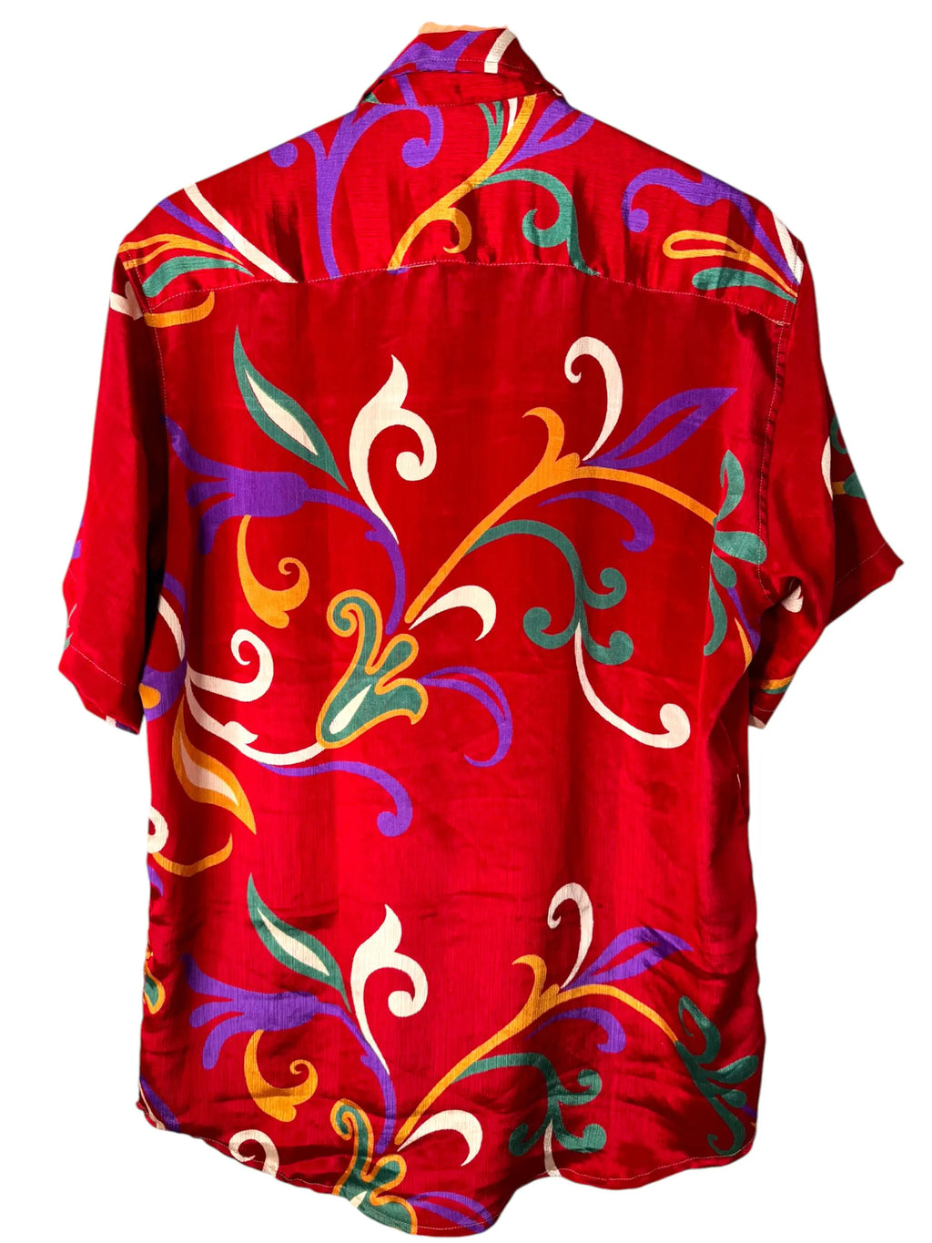Camicia Particolare Rossa Fantasia - Sari - Taglia L