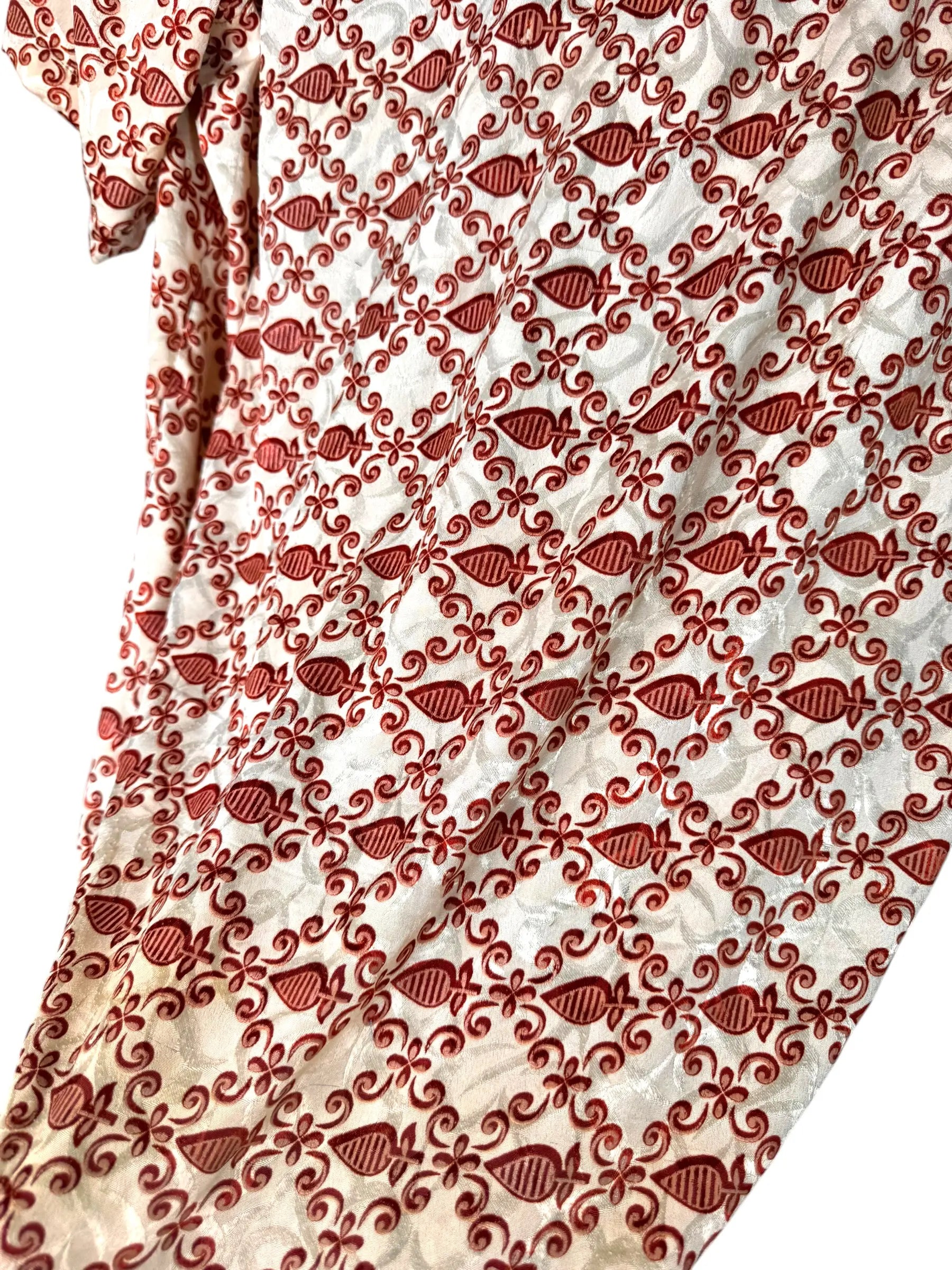 Camicia Particolare Bordeaux e Verde - Sari - Taglia L