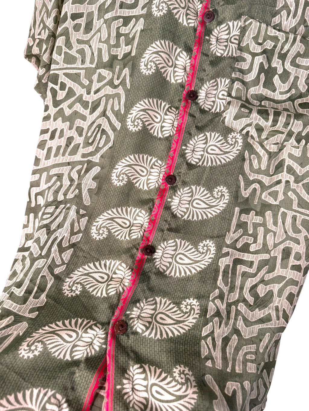 Camicia Particolare Verde Militare - Sari - Taglia L