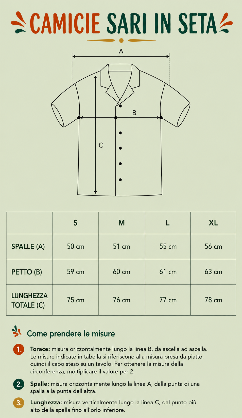 Camicia Etnica Kalamkari Danzatrici Cotone Verde - Taglia L